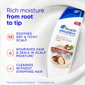 Head & Shoulders pump dispensing creamy shampoo for easy application