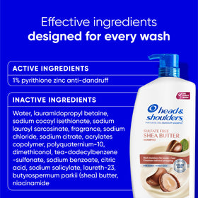Head & Shoulders shea-coconut props conveying warm coconut-spice scent