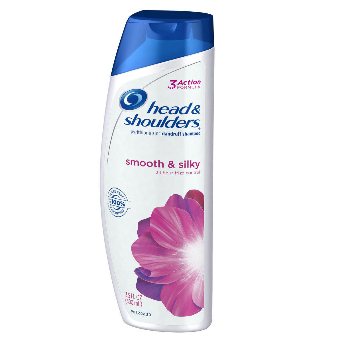 Head & Shoulders label close-up showing ingredients and anti-dandruff formulation benefits