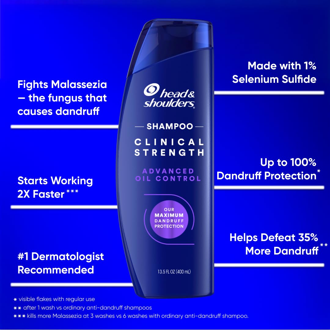 Head & Shoulders rich suds on hair demonstrating deep cleansing benefit