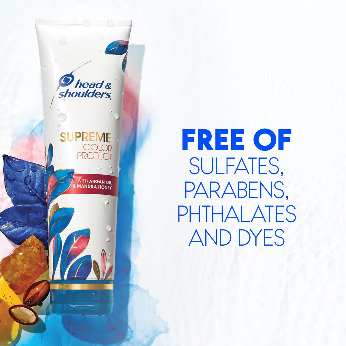 Head & Shoulders creamy conditioner texture demonstrating hydration