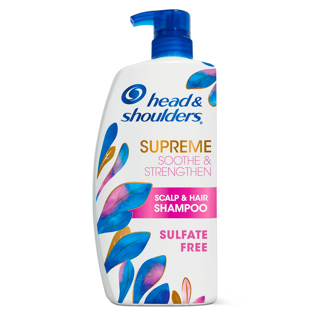 Head & Shoulders front bottle showing label and size for clear product ID and benefit
