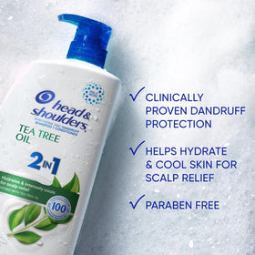 Head & Shoulders back label close-up with ingredients and usage details