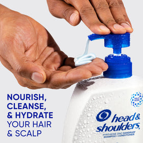 Head & Shoulders close-up of shampoo texture highlighting minty lather