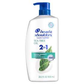 Pouring Head & Shoulders tea tree texture showing conditioning, easy spread