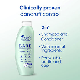 Head & Shoulders twin ECOBOTTLE display highlighting reduced plastic and sustainability benefit