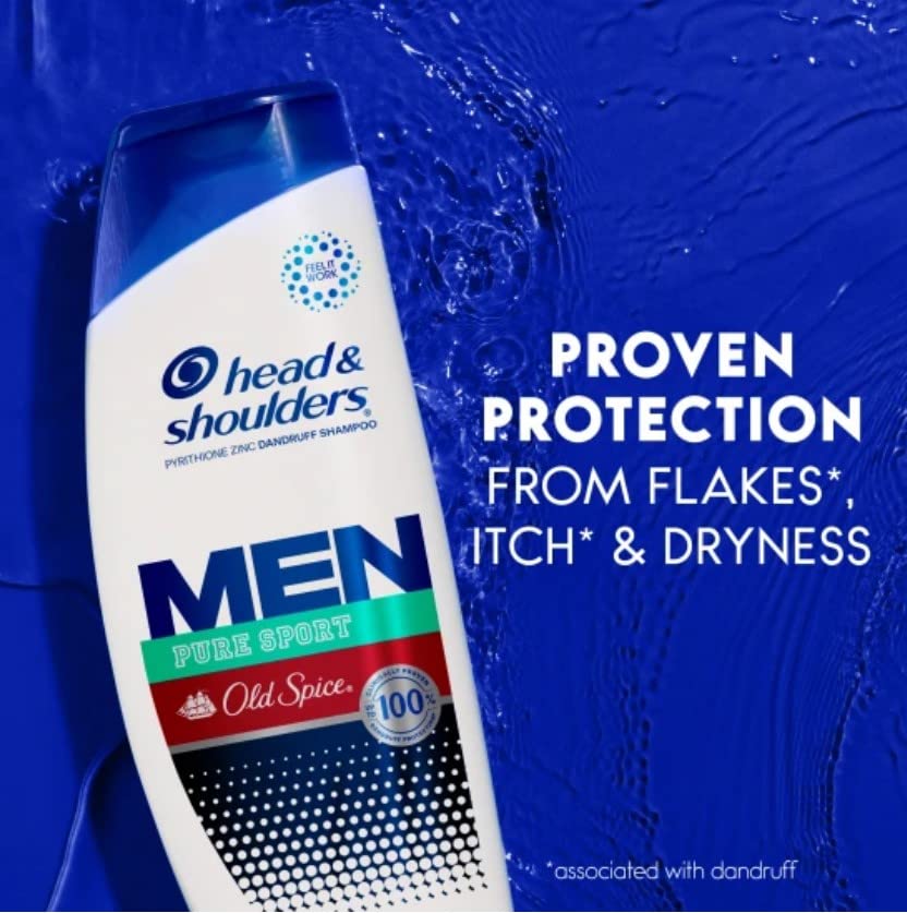 Head & Shoulders dual pack beside ruler showing compact travel benefit
