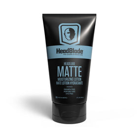 HeadBlade HeadLube matte front packaging showing bottle and label for easy recognition