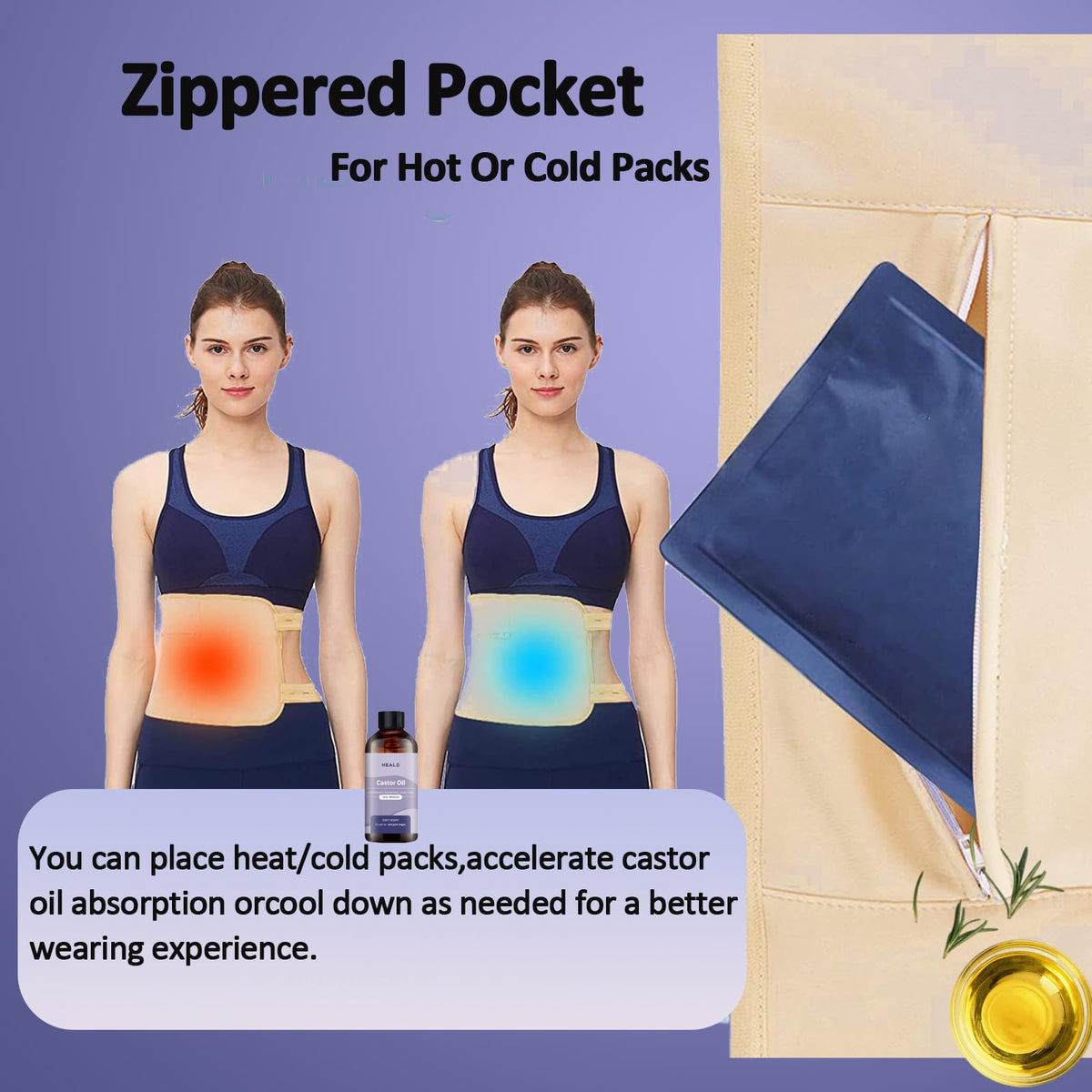 Healo wrap fitted around neck showing comfortable, adjustable support