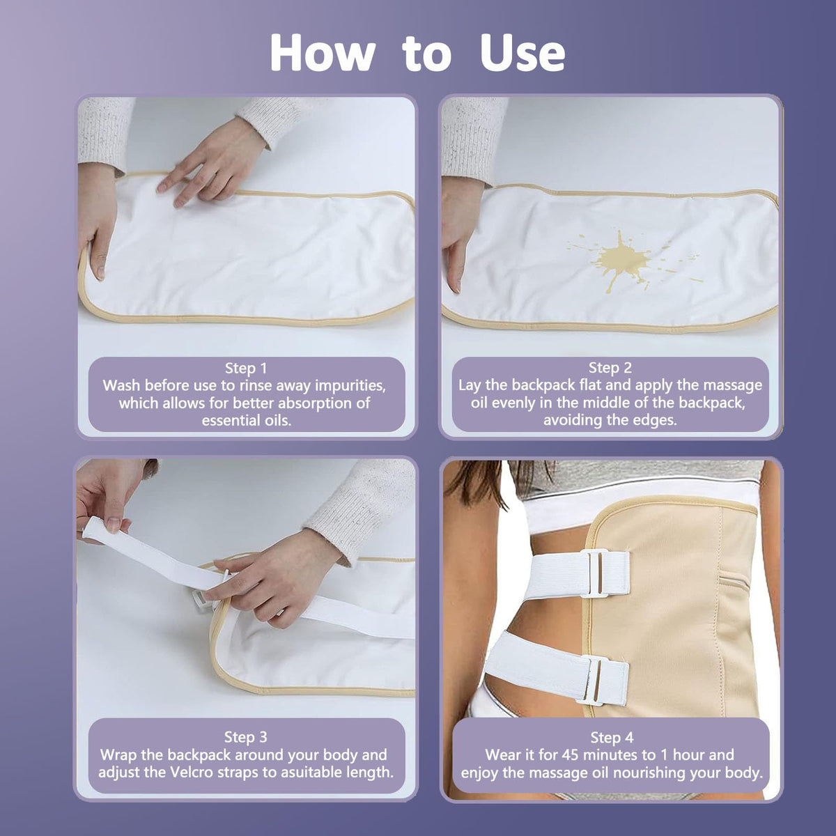 Healo wrap held in hand for scale to visualize compact, travel-friendly size