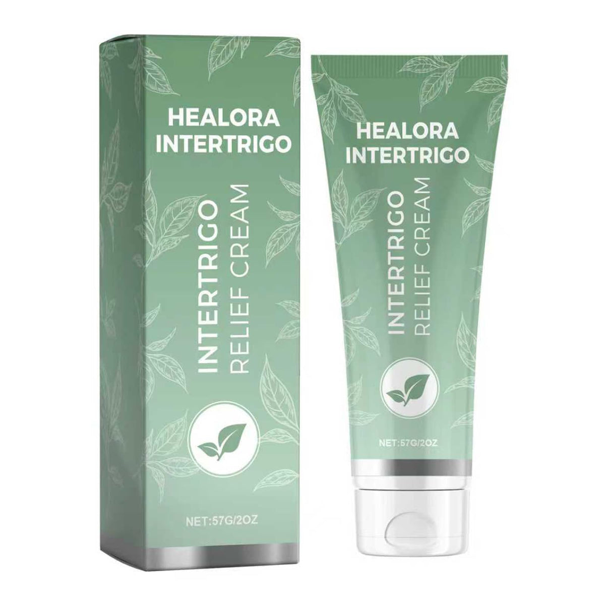 Healora Intertrigo front packaging showing product for skin fold protection