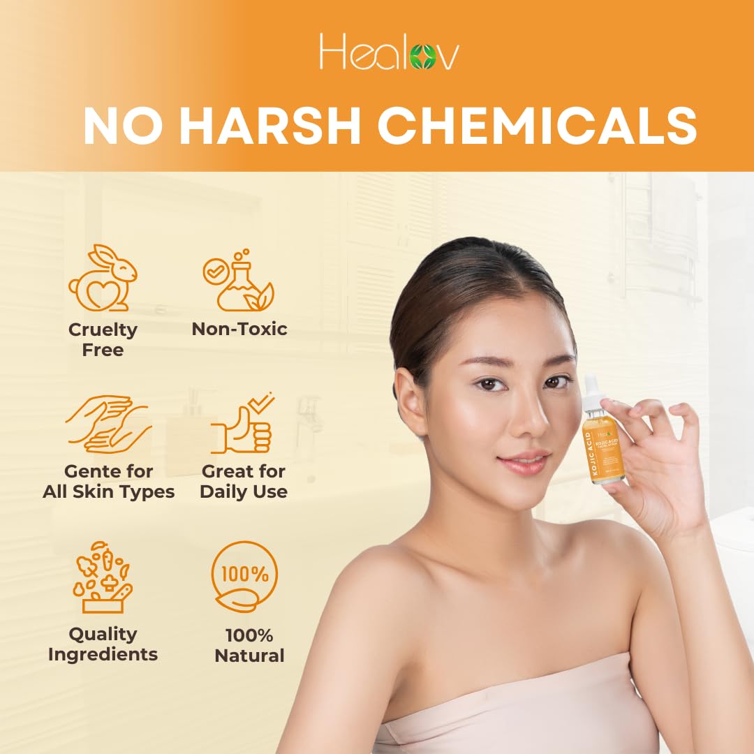 Healov applied to facial spot demonstrating targeted dark spot care benefit