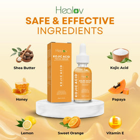 Healov used on forearm showing body spot reduction and even tone benefit