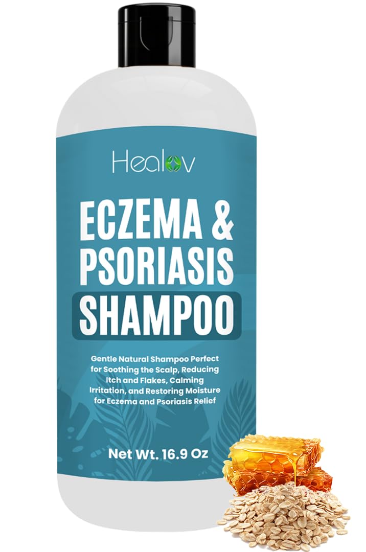Healov front bottle shot showing product and calming benefit