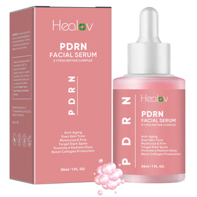 Healov front packaging showing bottle and clean branding benefits clarity