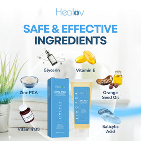 Healov soap bar in hand to show real size and easy daily use