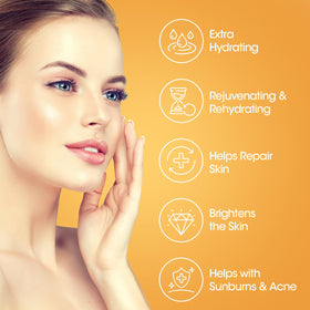 Healov texture close-up highlighting creamy lotion consistency and quick absorption benefits
