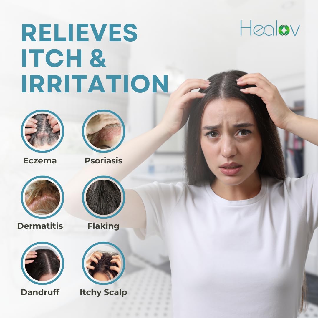 Healov creamy foam on hand demonstrating gentle lather benefit