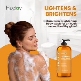 Healov pump dispenser detail for easy application and controlled dosage
