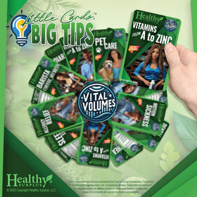 Healthy Surplus Equate bottle held in hand to show 200 mL size and travel-friendly benefit