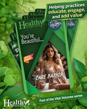 Healthy Surplus Equate oil-gel texture on skin close-up showing lightweight absorption benefit