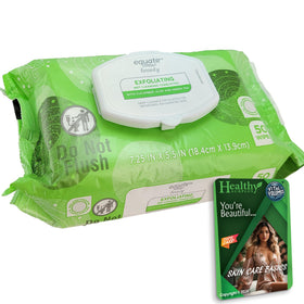 Healthy Surplus Equate front packaging showing 50-count wipes and branding for convenience