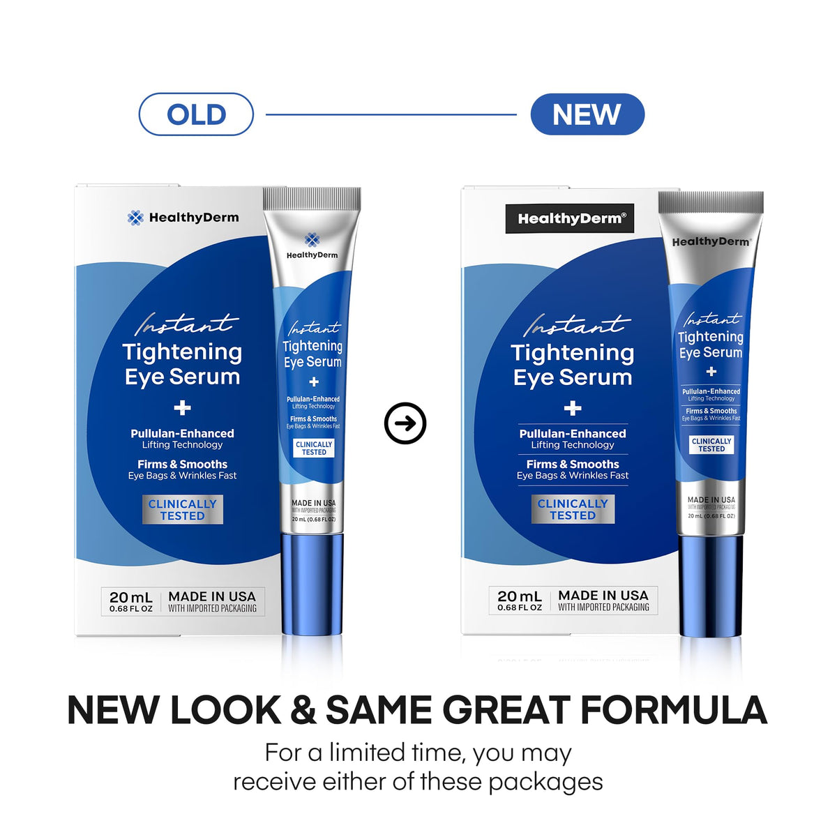 HealthyDerm dispensing serum from tube highlighting precise control