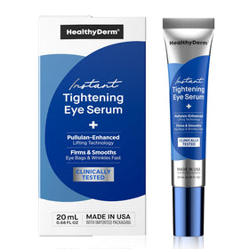 HealthyDerm front tube packaging showing brand and 20 mL size benefit
