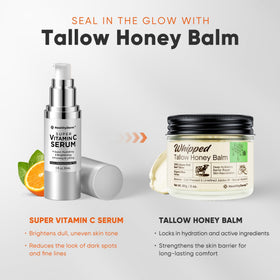 HealthyDerm ingredient layout with vitamin C and niacinamide for brighter tone benefit