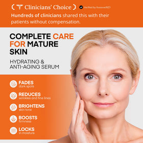 HealthyDerm dropper dispensing serum highlighting controlled application benefit