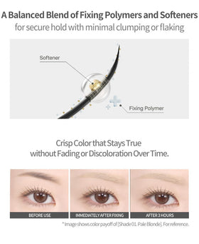 Heart Percent browcara creamy texture close-up showing smooth coverage
