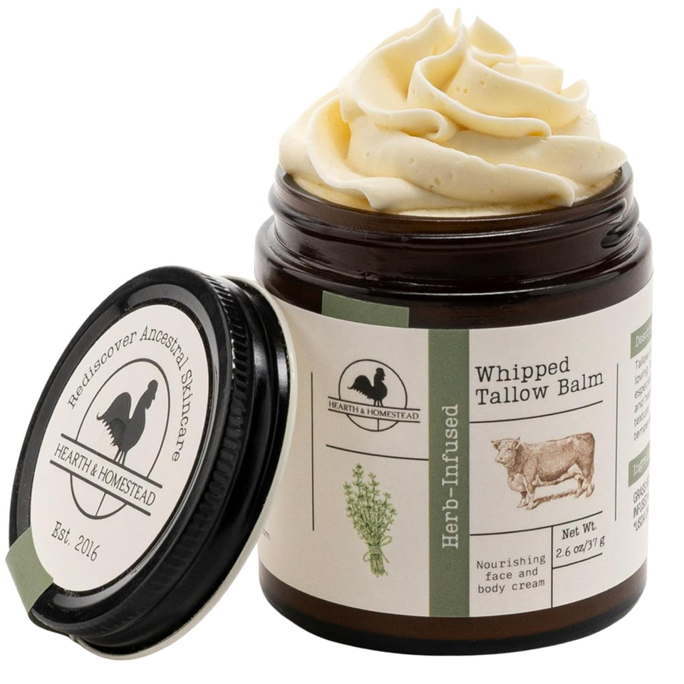 Hearth and Homestead jar front view showing brand and compact packaging benefit