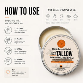 Hearthical applied to cheek demonstrating gentle moisturization for sensitive skin