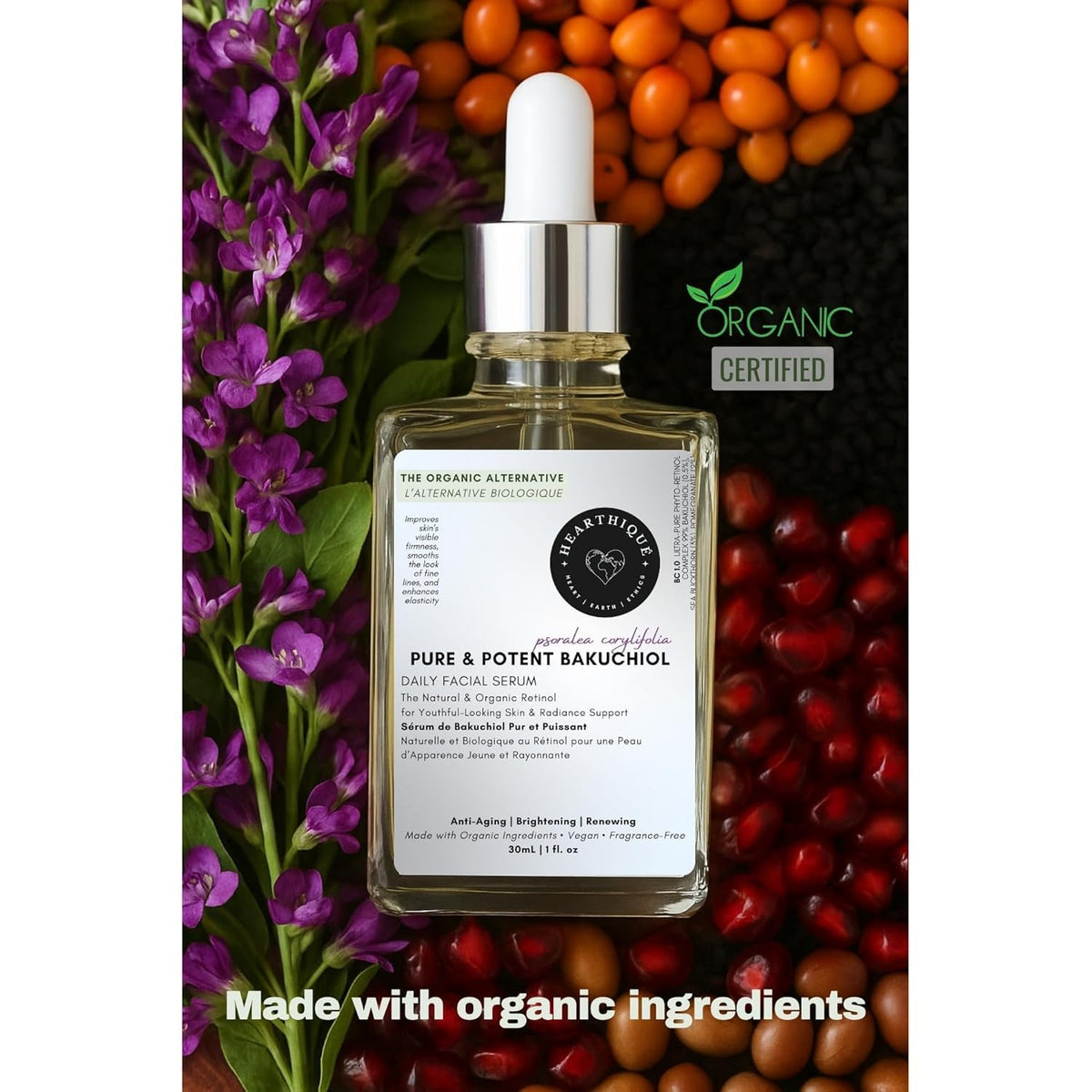 Hearthical packaging materials emphasizing recyclable and mindful benefit