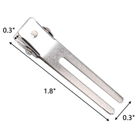 Hedume clip close-up of rounded prongs highlighting smooth snag-free benefit