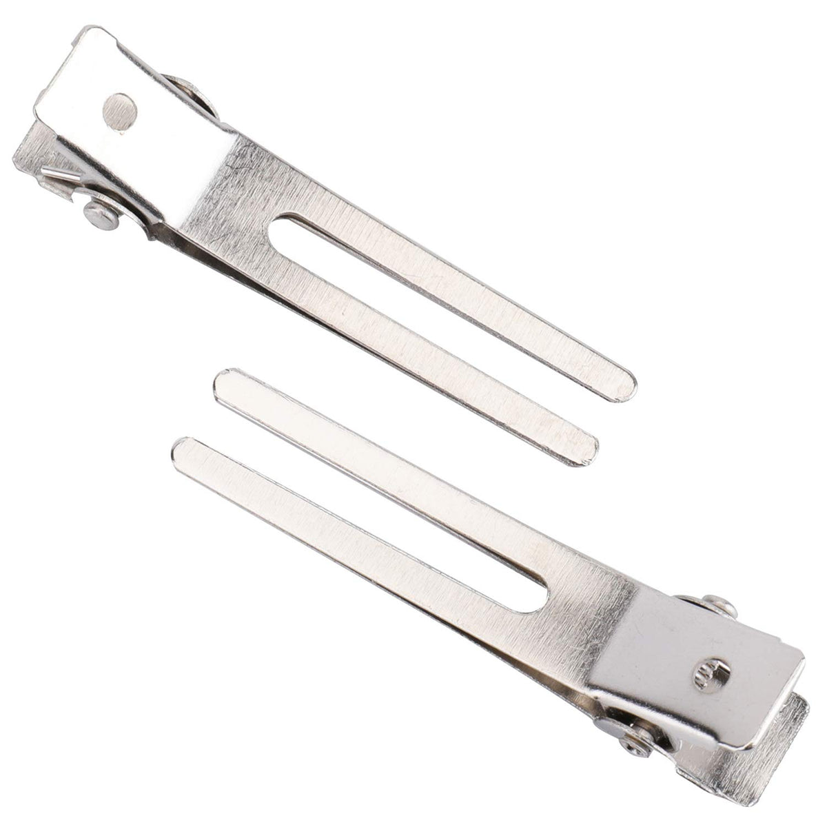 Hedume clips securing rolled hair demonstrating reliable curl-setting benefit