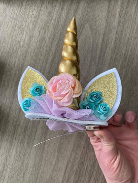 Hedume DIY bow attached to clip for custom accessory creation