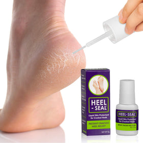 HEEL-SEAL before and after heel images showing improved skin appearance