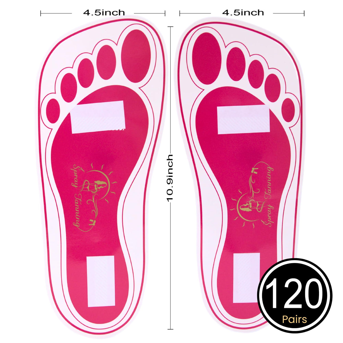 HeeStar single pair unwrapped on hand demonstrating ease of application and fit