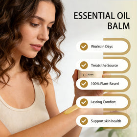 Heidelux jar open revealing smooth frankincense balm texture
