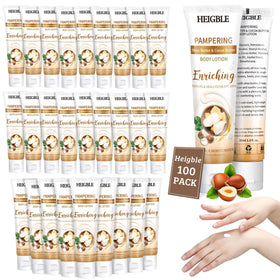 Heigble front packaging showing 100 bottles and convenience