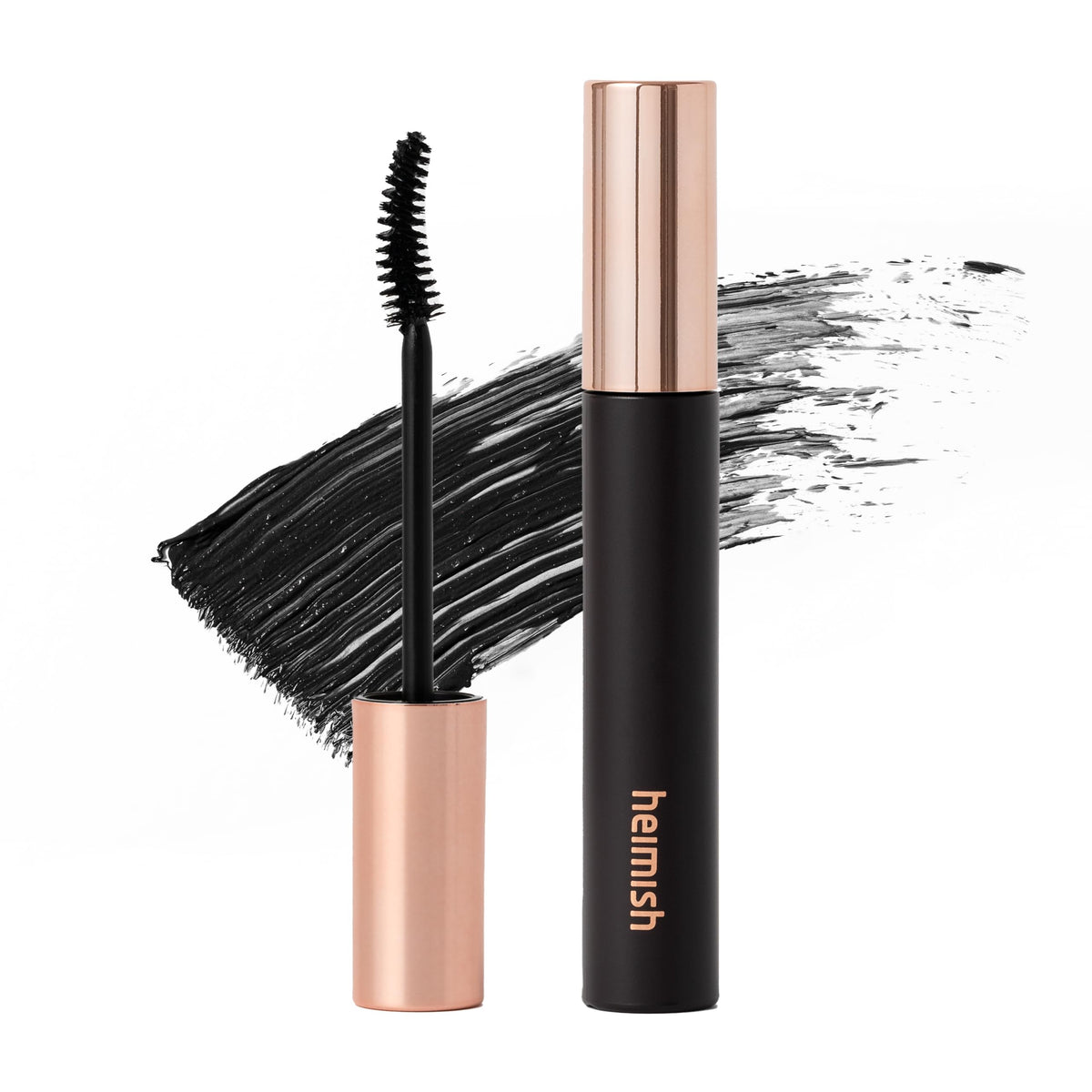HEIMISH Dailism Mascara front packaging showing product benefits