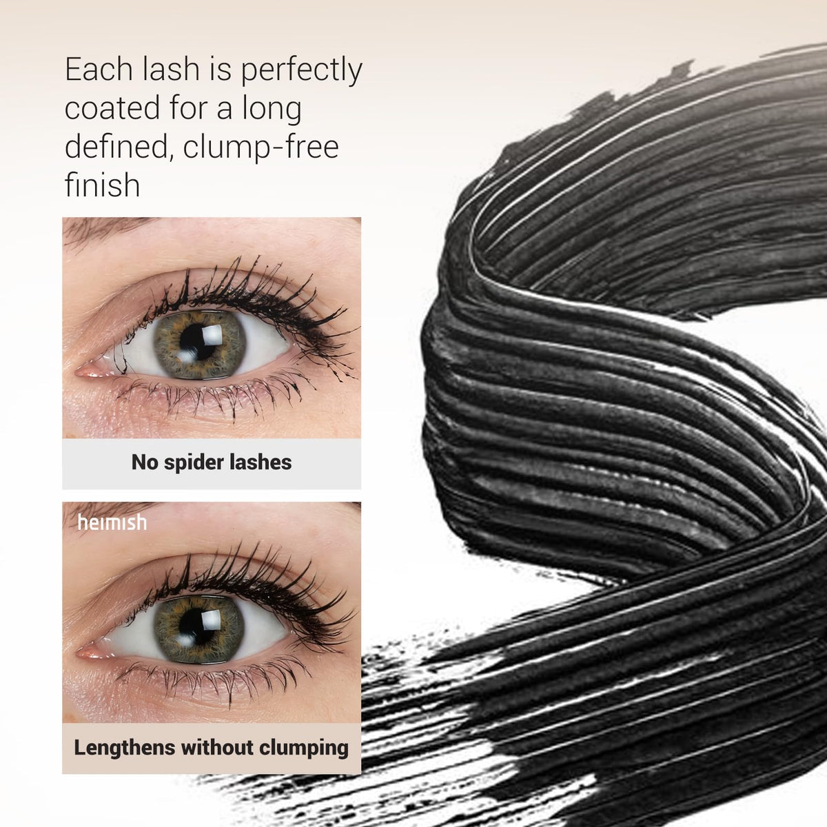 HEIMISH open tube with wand illustrating easy-to-grip applicator