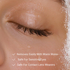 HEIMISH removal demo with water showing easy gentle cleansing