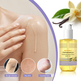 Helbr applied after shower to lock moisture and smooth rough patches benefit