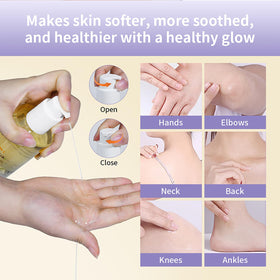 Helbr bottle in spa setting conveying relaxing vanilla scent benefit