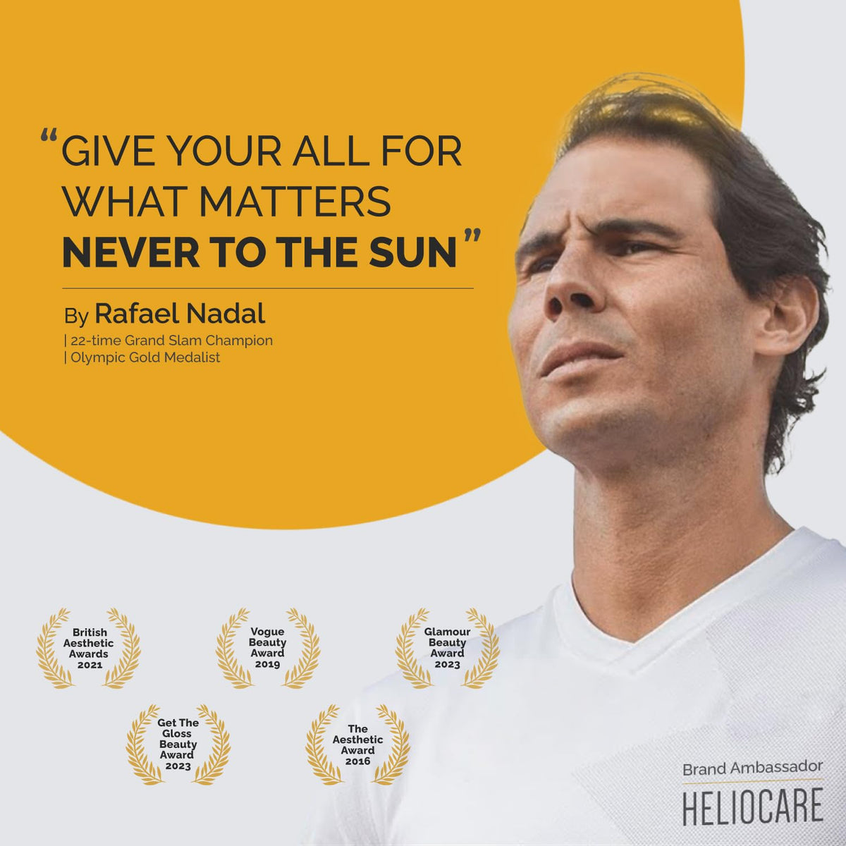 Heliocare in a beach setting showing water-resistant protection while active