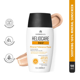 Heliocare 360 texture close-up showing lightweight fluid absorbing fast