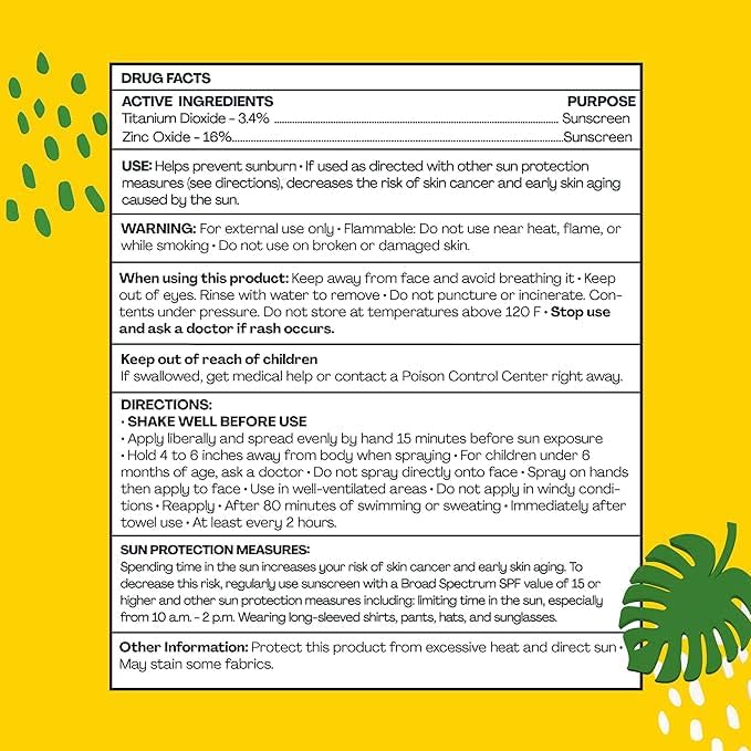 Hello Bello label close-up highlighting certifications and clean formula