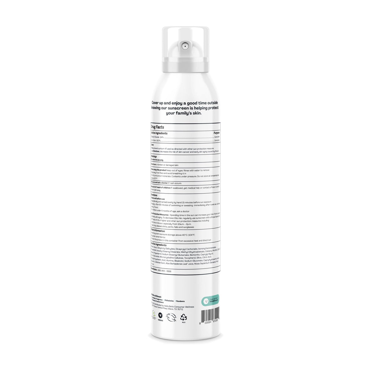 Hello Bello in adult hand showing 5 oz portability and convenience